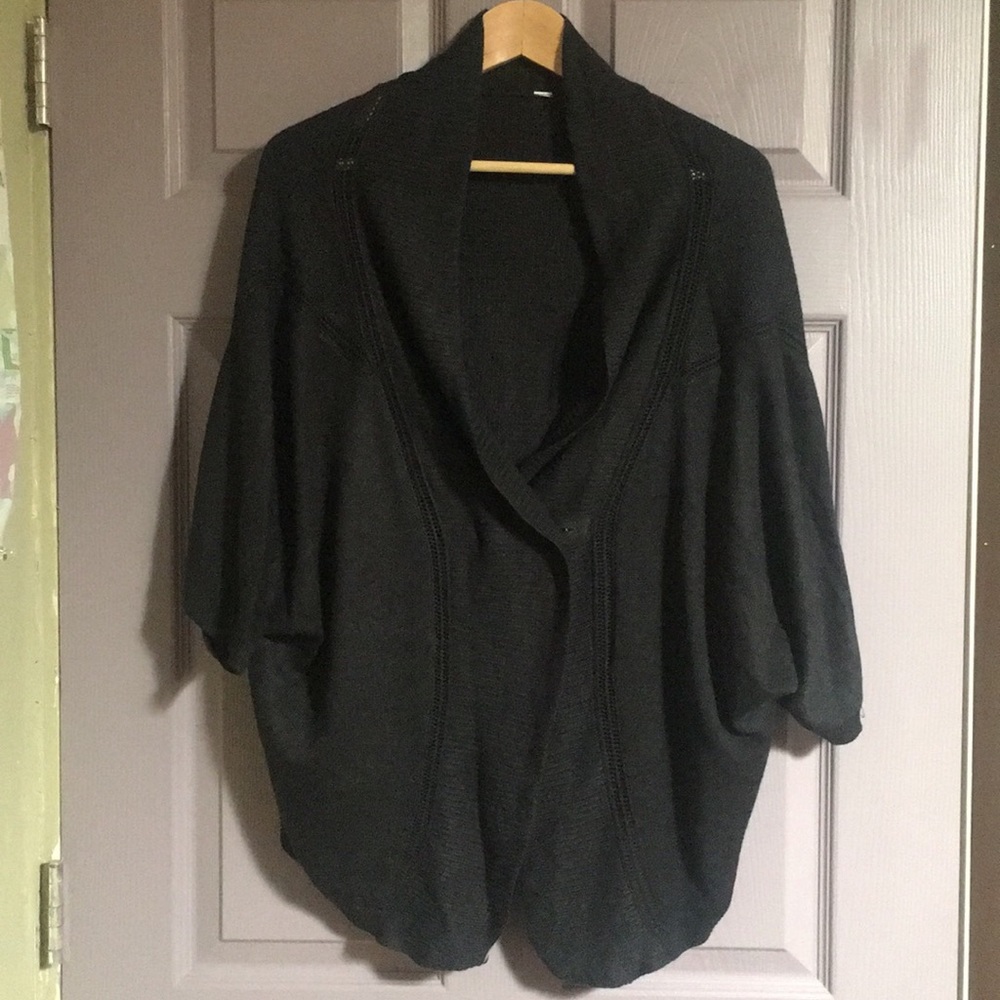Lululemon sweater wrap charcoal size 4